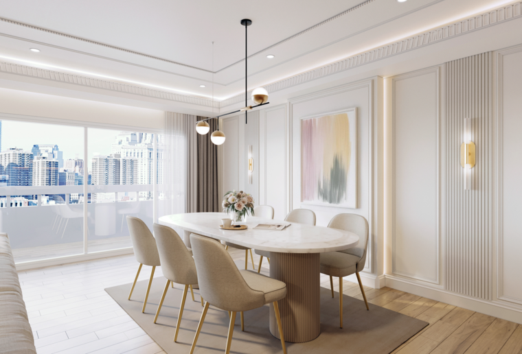 Online design Modern Dining Room by Sanaz M. thumbnail