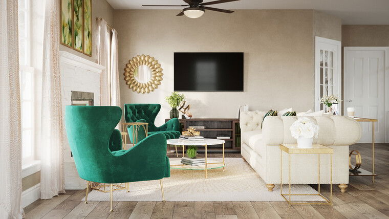 Online design Glamorous Living Room by Tricia A. thumbnail