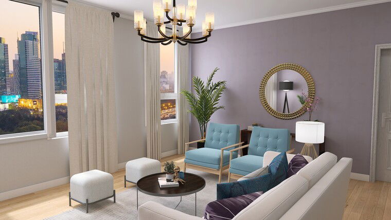 Online design Glamorous Living Room by Ivonne O. thumbnail