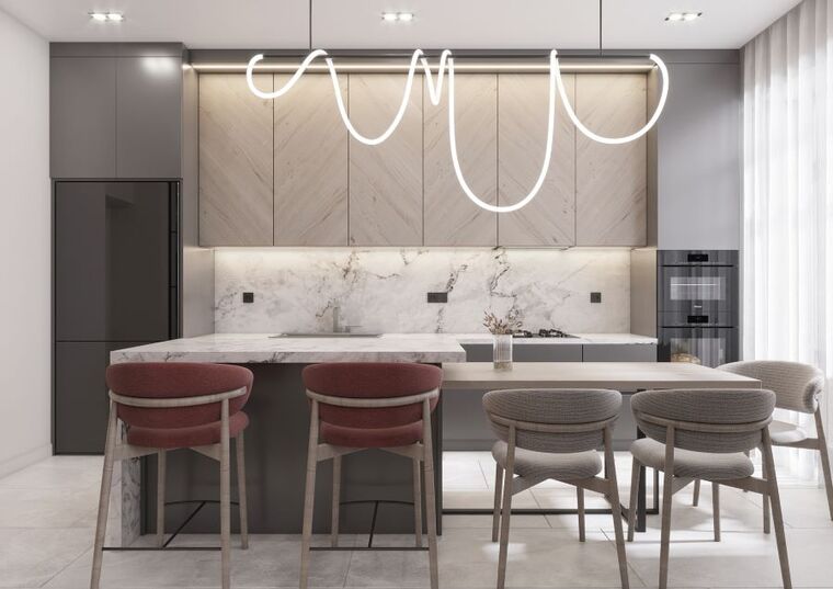 Online design Modern Kitchen by Saida G. thumbnail