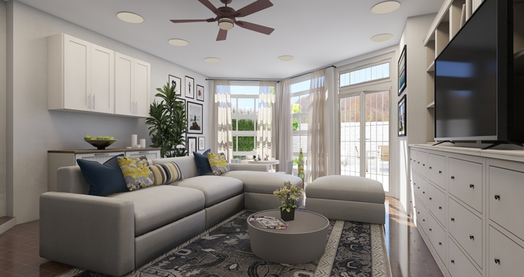 Online design Contemporary Living Room by Mary B.  thumbnail