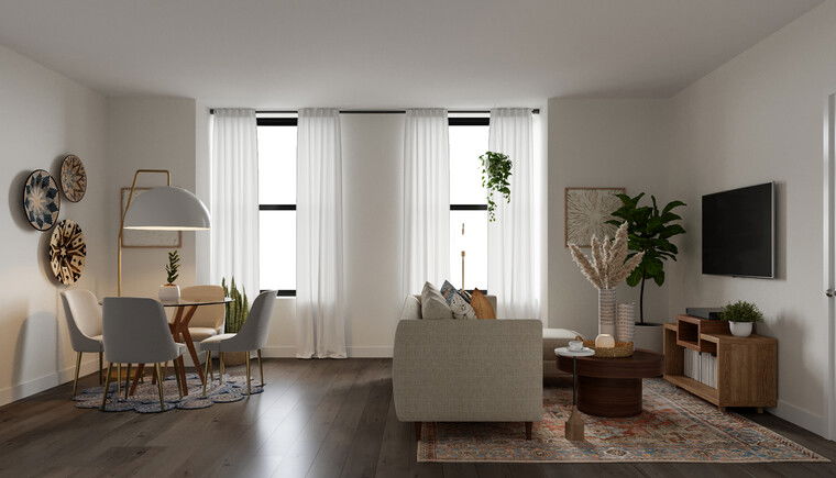 Online design Contemporary Combined Living/Dining by Casey H. thumbnail