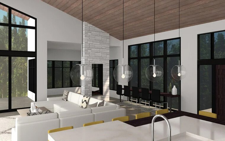 Online design Modern Combined Living/Dining by Jessica S. thumbnail