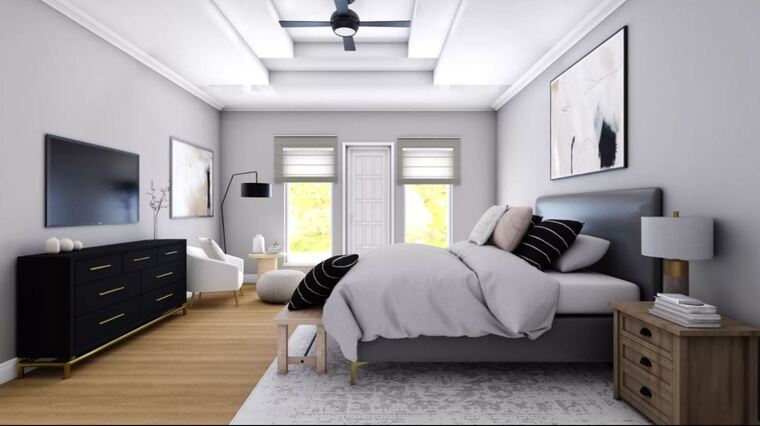 Online design Modern Bedroom by Lara D. thumbnail