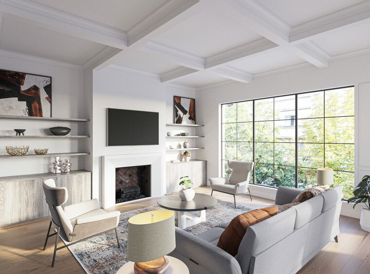 Online design Contemporary Living Room by Sahar M. thumbnail