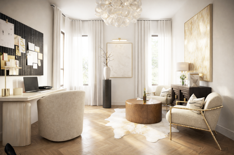 Online design Glamorous Home Office by Stacy D. thumbnail