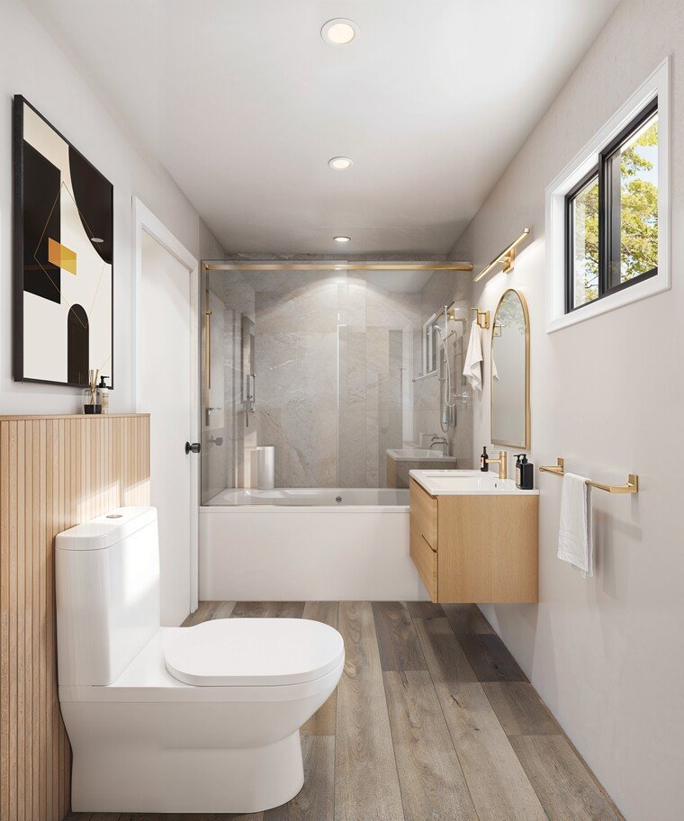 Online design Modern Bathroom by Maya M. thumbnail