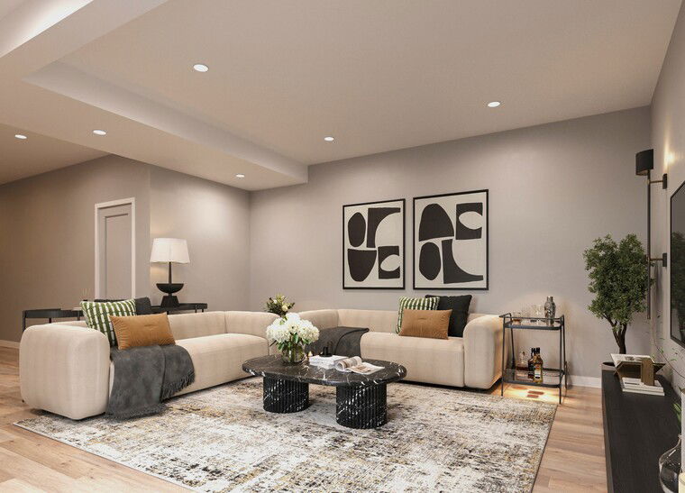 Online design Modern Living Room by Sharné L. thumbnail