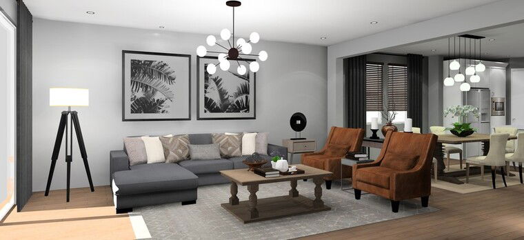 Online design Transitional Living Room by Nor Aina M. thumbnail