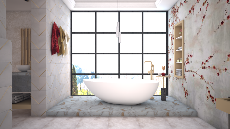 Online design Glamorous Bathroom by Aamirah P. thumbnail