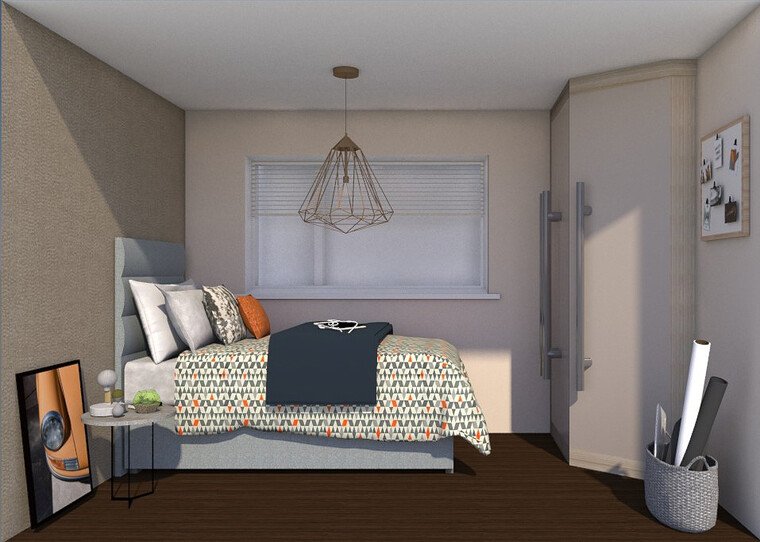 Online design Modern Bedroom by Aamirah P. thumbnail