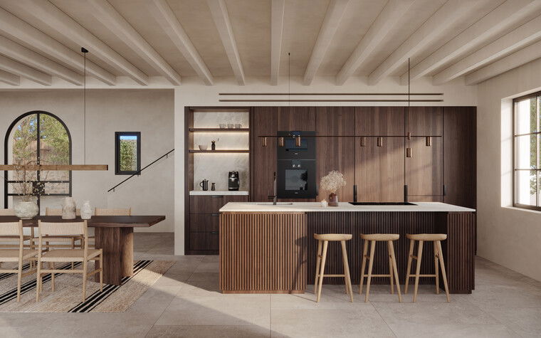 Online design Modern Combined Living/Dining by Wiktoria G. thumbnail