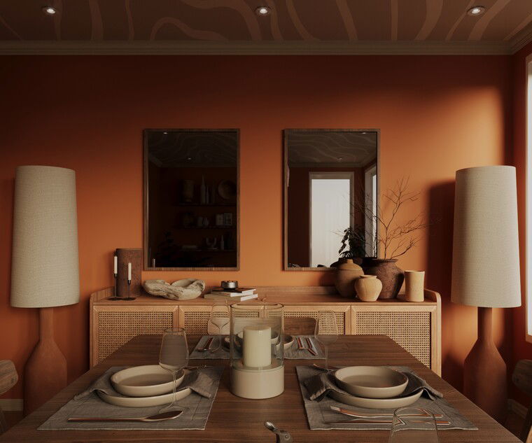 Online design Eclectic Dining Room by Sahar M. thumbnail