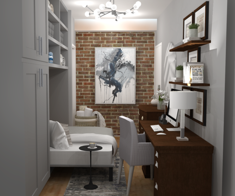 Online design Transitional Home Office by Amber K. thumbnail