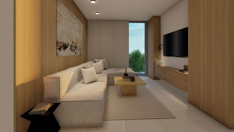 Diseño en línea Sala de estar moderna por Kathya T. miniatura