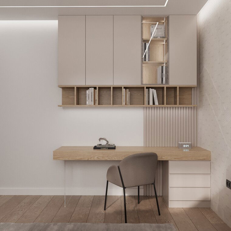 Diseño en línea Oficina contemporánea en casa por Jelena D. miniatura