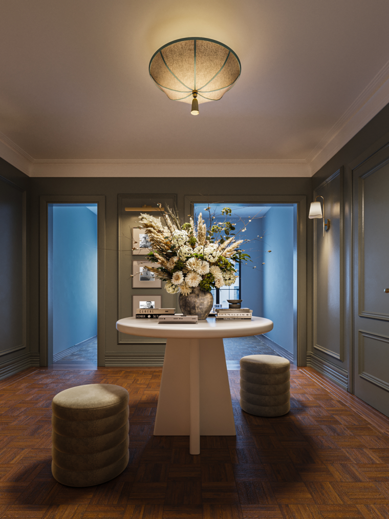 Online design Transitional Hallway/Entry by Pateniah M. thumbnail