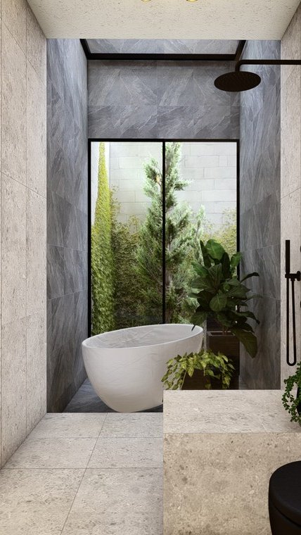 Online design Contemporary Bathroom by Lucia M. thumbnail