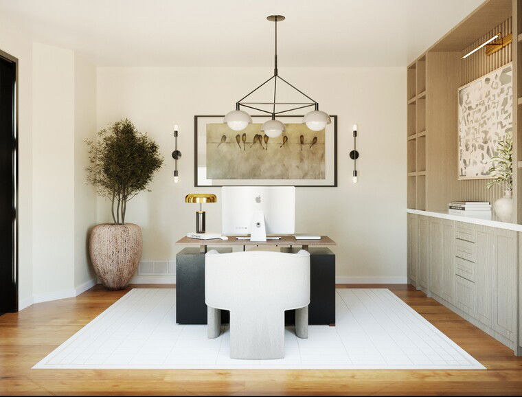 Online design Contemporary Home Office by Pateniah M. thumbnail