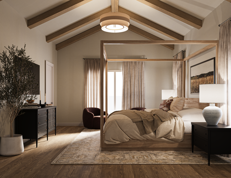 Online design Transitional Bedroom by Sahar M. thumbnail