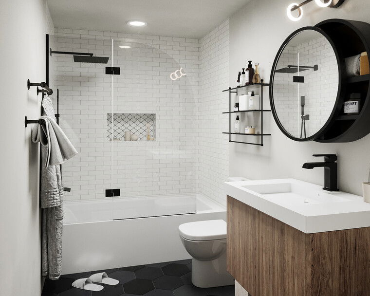 Online design Modern Bathroom by Casey H. thumbnail