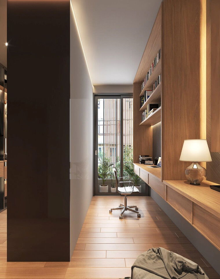 Online design Modern Home Office by Htike S. thumbnail