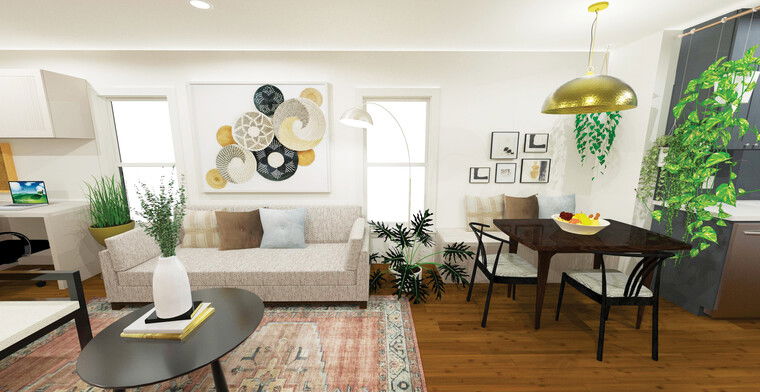 Diseño en línea Sala de Estar Moderna por Carla A. miniatura