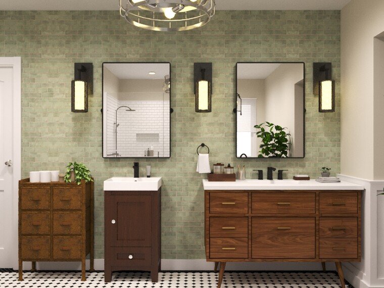 Online design Eclectic Bathroom by Aida A. thumbnail