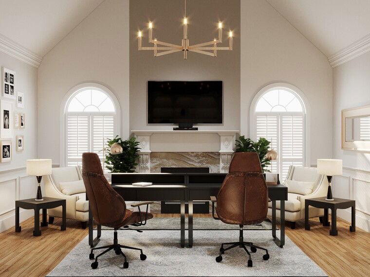 Online design Transitional Home Office by Aida A. thumbnail