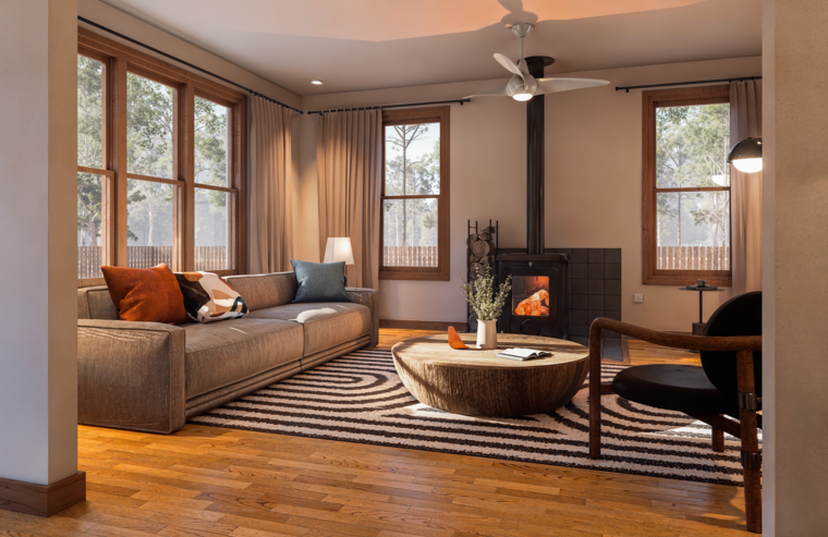 Online design Contemporary Combined Living/Dining by Irene W. thumbnail