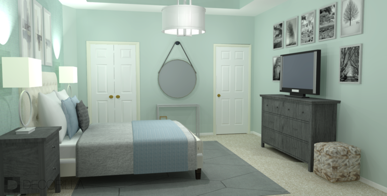 Diseño en línea Dormitorio Transitional por Amber K. miniatura