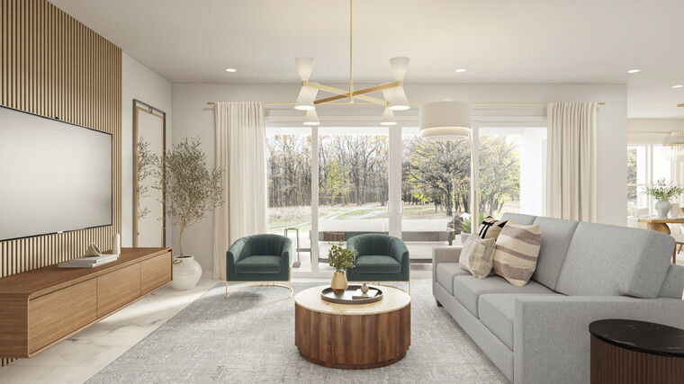 Online design Modern Living Room by Leyla A. thumbnail