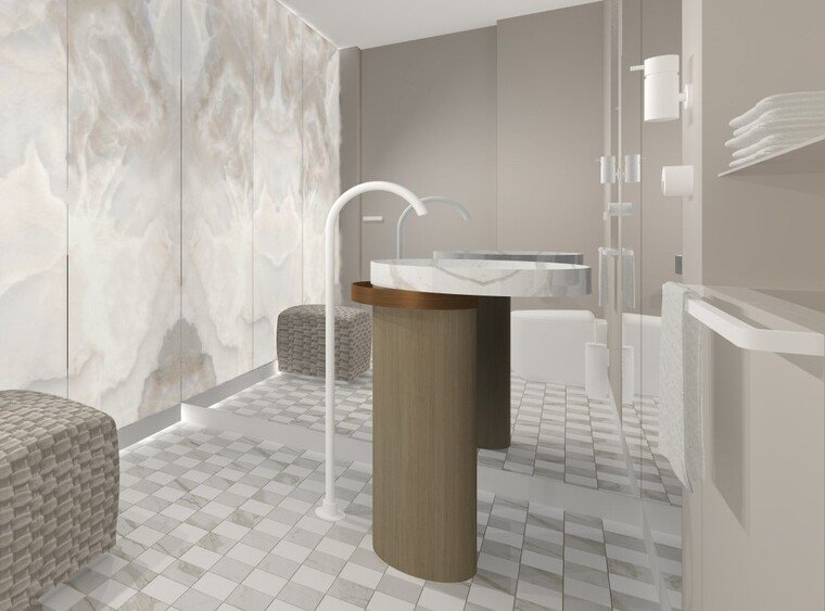 Online design Glamorous Bathroom by Agata M. thumbnail