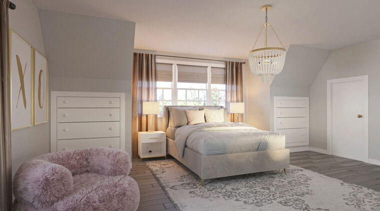 Online design Glamorous Bedroom by Jessica S. thumbnail