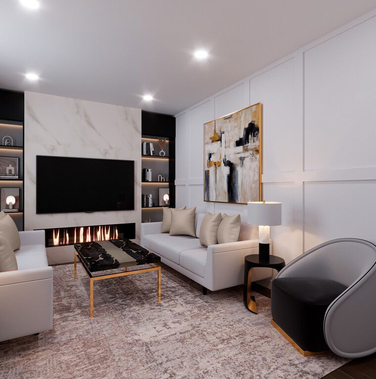 Online design Modern Living Room by Leyla A. thumbnail