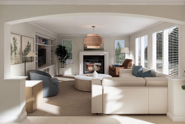 Online design Transitional Living Room by Sarah R. thumbnail