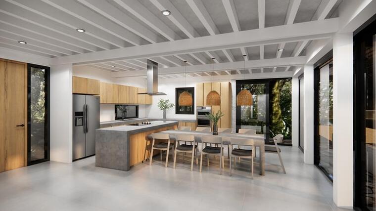 Diseño en línea de Cocina Moderna por Sara P. miniatura