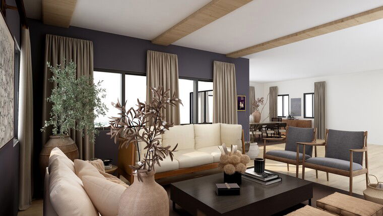 Online design Contemporary Living Room by Zena A. thumbnail