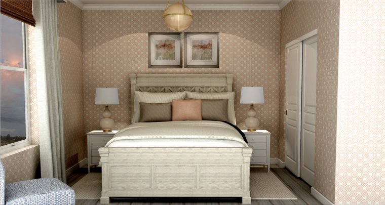 Diseño en línea Dormitorio Transicional por Theresa W. miniatura