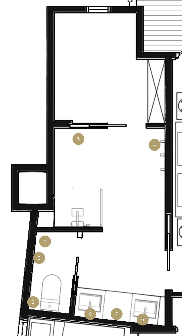 Online Designer Bathroom Floorplan