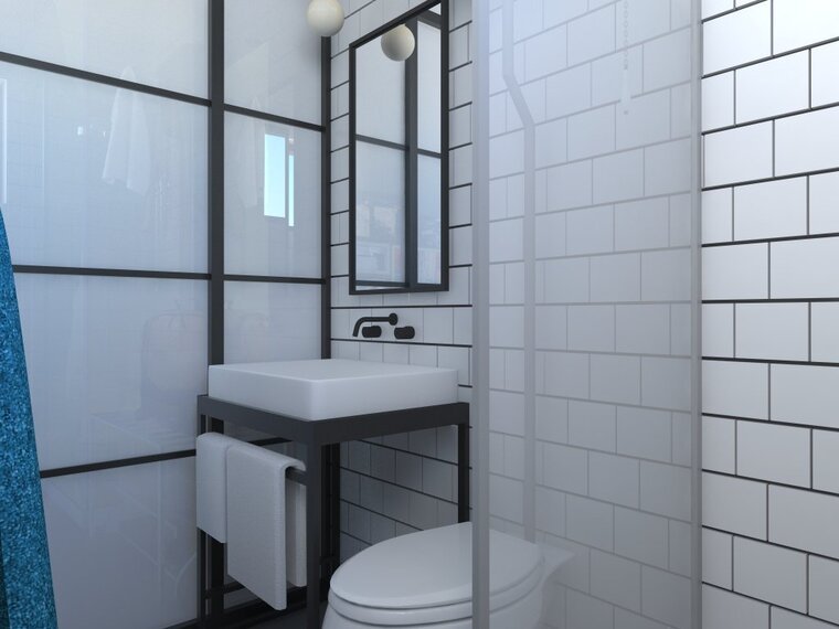 Online design Eclectic Bathroom by Eleni M. thumbnail