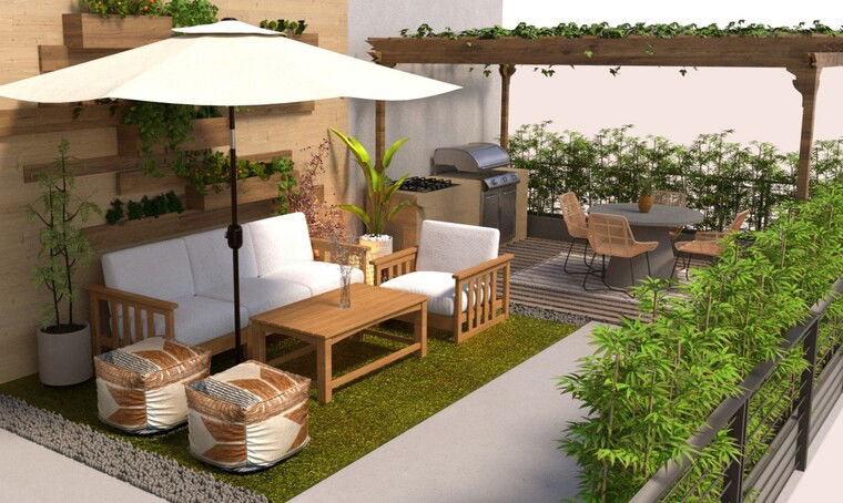 Online design Beach Patio by Mohraeel T. thumbnail