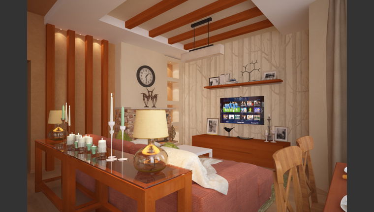 Online design Eclectic Living Room by Luba K. thumbnail