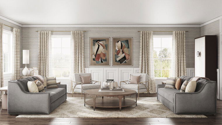 Online design Transitional Living Room by Sarah R. thumbnail