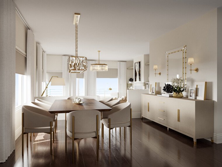 Online design Transitional Dining Room by Rachel H. thumbnail