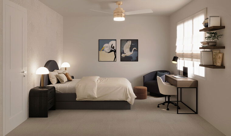 Online design Modern Bedroom by Sierra H. thumbnail