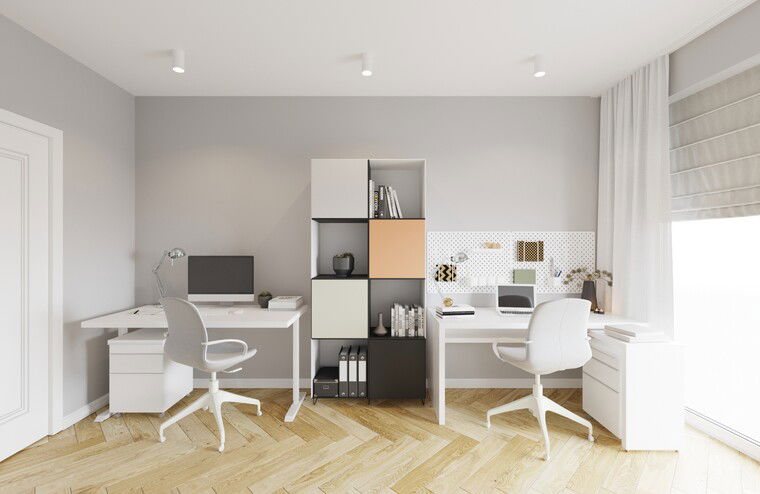 Online design Contemporary Home Office by Darya A. thumbnail