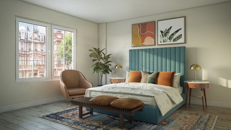 Online design Modern Bedroom by Izzy S. thumbnail