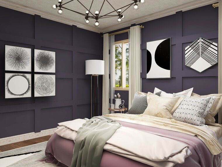 Diseño en línea Dormitorio Glamuroso por KaSonndra L. miniatura