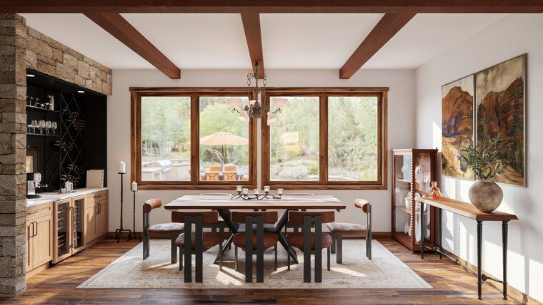 Online design Traditional Dining Room by Lara D. thumbnail